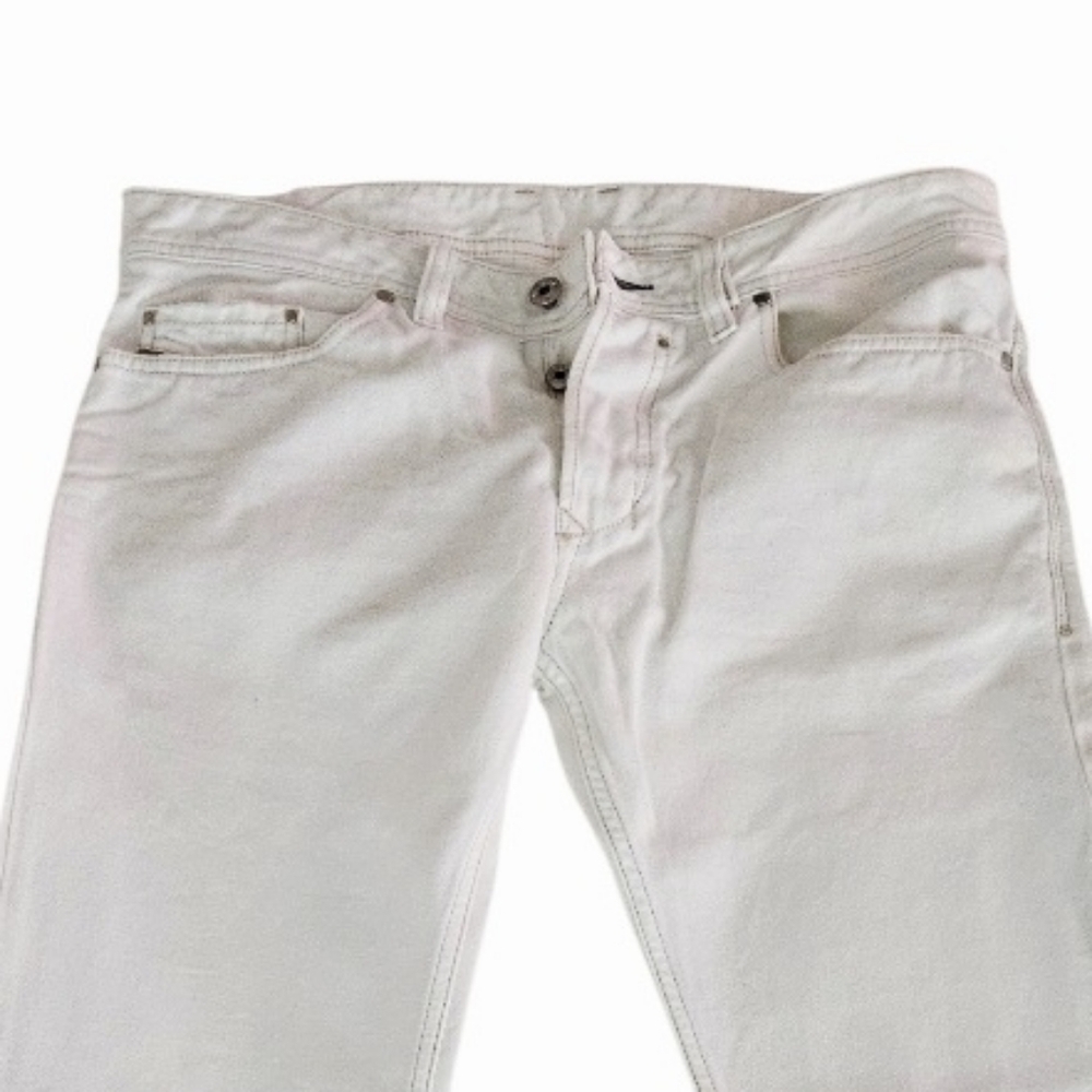 Diesel SAFADO W30 L34 Men's White Slim Straight Reg Fit  Jeans - Picture 7 of 12
